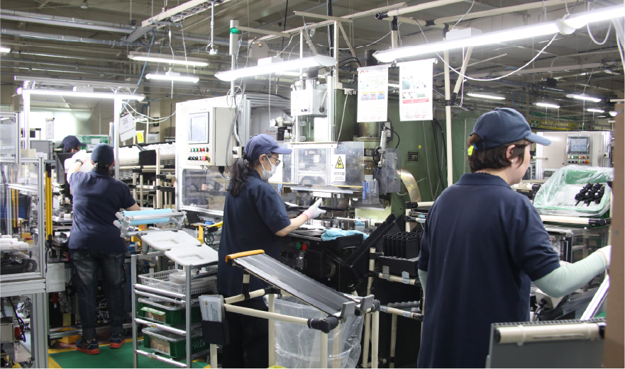 生産準備の様子